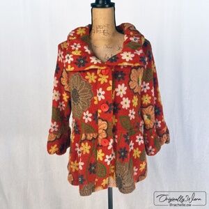 Damee, Inc. Knit Sweater Jacket - Size Large